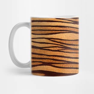 Wooden brown pattern design Mug